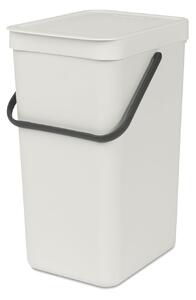 Brabantia Sort & Go Waste Bin 16 literes hulladékgyűjtő szemetes - Világosszürke