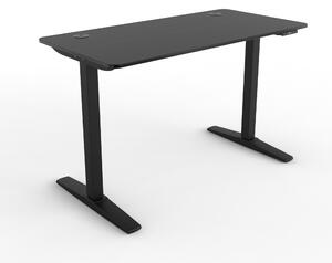 Állítható magasságú asztal Kento 120x60cm fekete