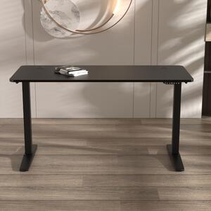 Állítható magasságú asztal Kento 140x60cm fekete