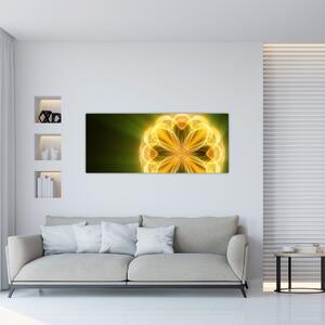 Sárga virág képe (120x50 cm)