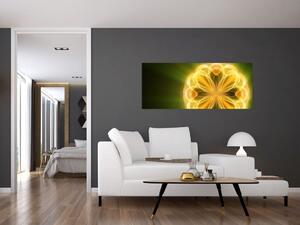 Sárga virág képe (120x50 cm)
