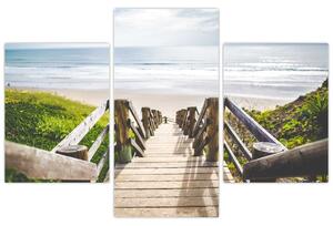 Kép - Bejárat a strandra (90x60 cm)