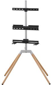 ONE FOR ALL WM 7476 Univerzális TV-állvány Quadpod 32"-70" ezüst-fekete