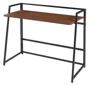 Összecsukható íróasztal Ringerike 104,5x53x85,5cm fekete/dió