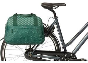 Torba BASIL FLAIR CARRY ALL BICYCLE BAG, HOOK-ON, 18L, Wodoodporna, Green (NEW 2025)