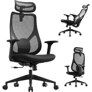 SENSE7 MOYO Irodai Szék, Ergonomikus, Fekete