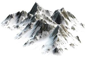 Fotótapéta - Hóval borított hegyek (152,5x104 cm)