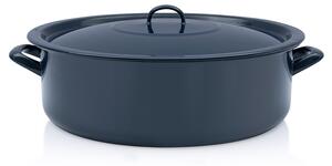 Classic lapos lábas fedővel 40 cm 20L Tengerészkék 355979