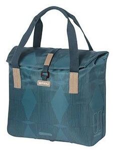 Torba na bagażnik BASIL ELEGANCE BICYCLE SHOPPER 20-26L Hook On System, wodoodporna estate blue (NEW)