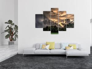A felhők és az erdő képe (150x105 cm)