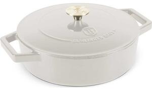 BerlingerHaus BH/6530 Sahara Collection Öntöttvas Alacsony Lábas - 2,57 L, Öntöttvas, Matt Krém