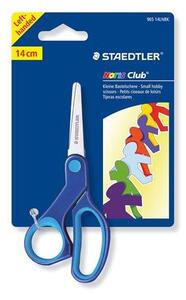 STAEDTLER "Noris Club" iskolai balkezes olló 14 cm kék (TS96514LNBK)