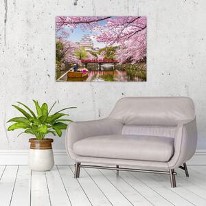 Japán cseresznye képe (70x50 cm)