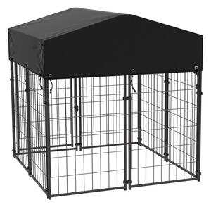 Timeless Pet Kültéri fém kutyakennel UV álló szövettetővel (HOP1001648)