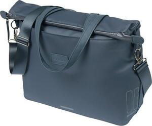 Torba BASIL MANHATTAN COMMUTER BICYCLE LAPTOP BAG, HOOK-ON, 12L, Wodoodporna, Navy (NEW 2025)