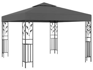 VidaXL antracitszürke pavilon 3 x 3 m