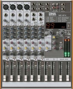 DNA DNA ME-8FX mikser audio 8 kanał USB Bluetooth
