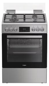Whirlpool W6G8LCSWX Szabadonálló tűzhely Elektromos Gáz Rozsdamentes acél