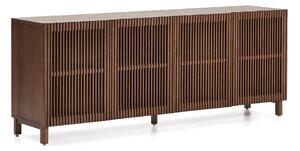 Sötétbarna komód diófa dekorral 181x71,5x42,5 cm Beyla – Kave Home
