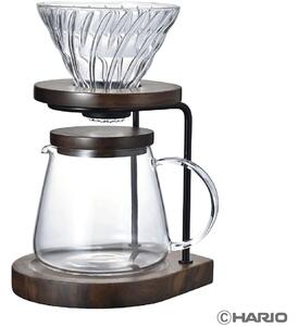 Hario - Drip Stand Set Walnut - dripper ze stojakiem
