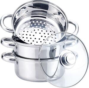 Kinghoff 4 Részes Pároló Edény Készlet Ø24 cm - 5L KH-3319