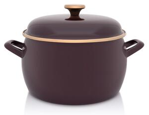 Princ mély lábas fedővel 24 cm Bordó 387264