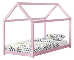 Házikó gyerekágy Netstal 90x200 cm rózsaszín