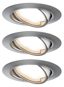 Paulmann Beépíthető lámpa 3 részes készlet LED LED 15 W Base Vas (matt) (93421)