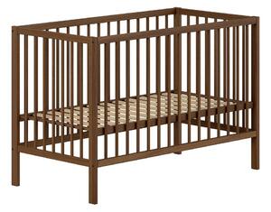 Barna bükkfa babaágy állítható magassággal 60x120 cm Dino – Vipack