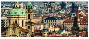 Kép - Prágai panoráma (120x50 cm)