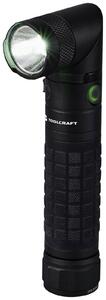 TOOLCRAFT Kézilámpa Akkuról üzemeltetett LED Mágneses tartóval, Állítható, Övcsíptetővel, Nagy hatótáv 3000 lm 4 óra 238 g (TO-9469533)