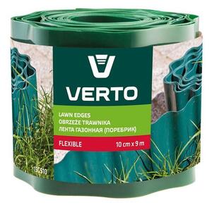 Verto 15G510 Ágyásszegély 10cm 9m zöld