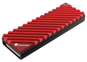 SSD hűtő Jonsbo M.2-3 NVMe hűtőborda Piros