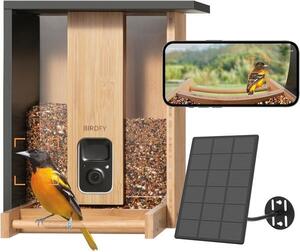 Birdfy Bamboo Lite Solar intelligens madáretető AI előfizetéssel