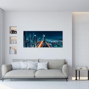 Kép - Dubai éjszaka (120x50 cm)