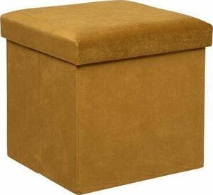 Atmosphera LILOU MORD FOLD puff, 197332B, 40x40x45cm, szürke