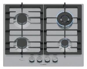 Bosch Serie 6 PCH6A5I90 főzőlap Rozsdamentes acél Beépített 60 cm Gáz 4 zóna