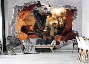 Fotótapéta - Nyílás - dinoszaurusz (152,5x104 cm)