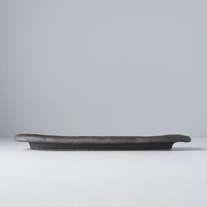 MIJ Tálaló lap Stone Slab fekete 29 x 12 cm