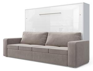 Invent vízszintes lehajtható szekrényágy kanapéval 160 cm