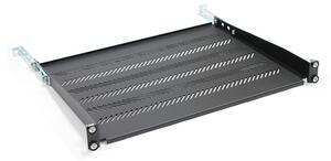 KaTLINK 19" 1U G/350 rackszekrény polc - Fekete (RAL 9005)