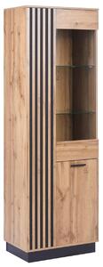 Üveges vitrin MANAIA 60 cm Barna