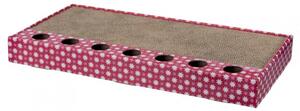 Trixie 107415 Macska kaparófa kaparókarton játékokkal 48 × 25 cm - Pink