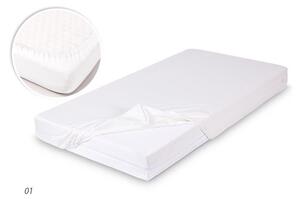 BABYMATEX Bambusz lepedő 60x120 - fehér