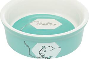 Trixie 60735 Kerámia Tál Tengerimalac 240 ml/ 11 cm Szürke Alapon Szinezett, Hello Felíratos Figurá