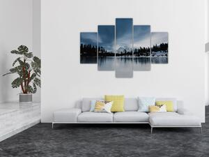 Kép - A befagyott tón (150x105 cm)