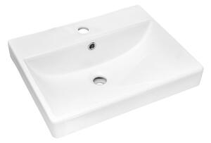Kerámia mosdó RITA GW-50 | fehér fényű 50 cm