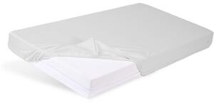 BABYMATEX Vízhatlan lepedő gumírozással Bamboo 60x120 cm - világosszürke