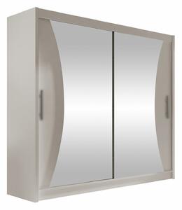 Gardróbszekrény Closico Pallor V, Laminált forgácslap, 215x180x57cm, Kasmír