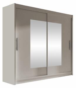 Gardróbszekrény Closico Pallor VII, Laminált forgácslap, 215x180x58cm, Kasmír